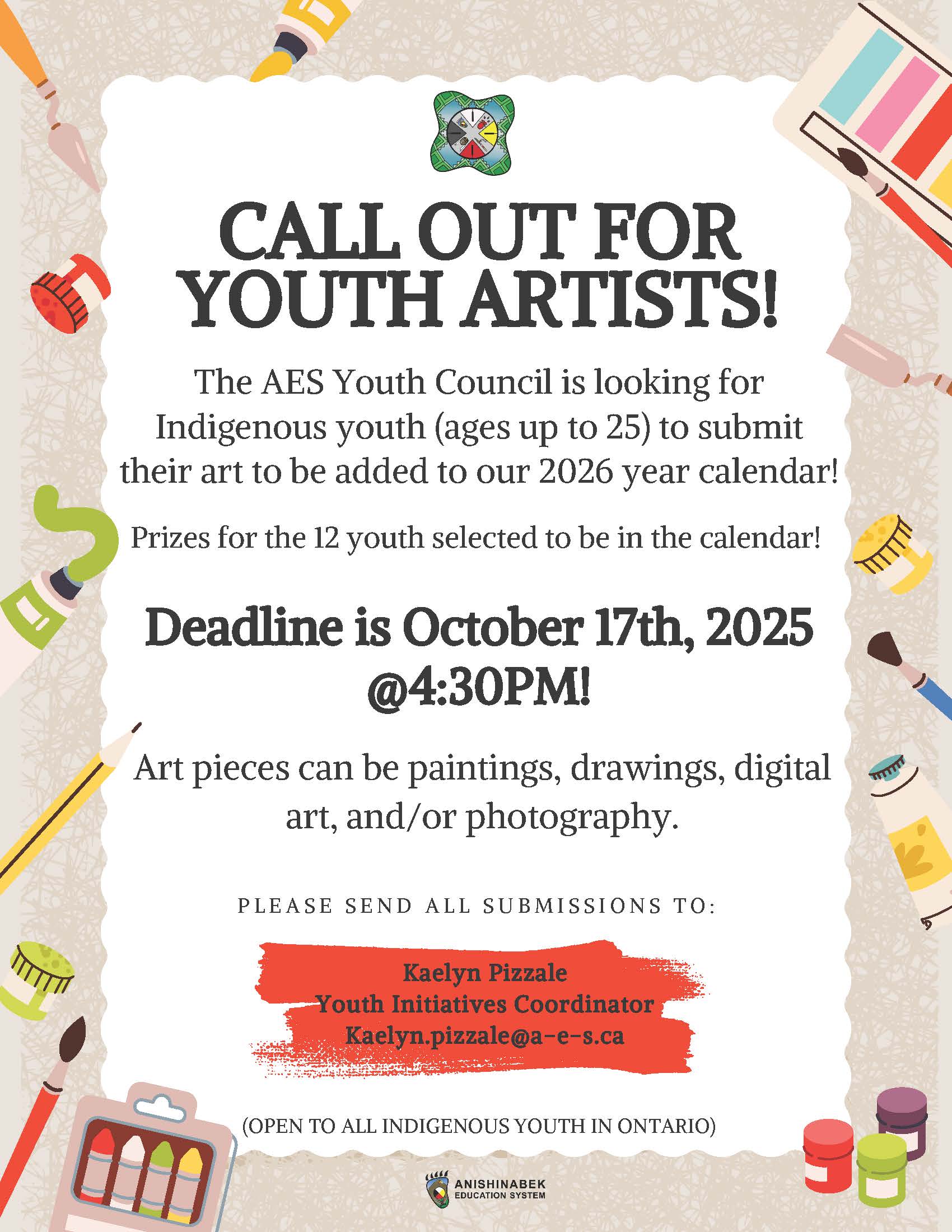 aes Call out for Youth Artists