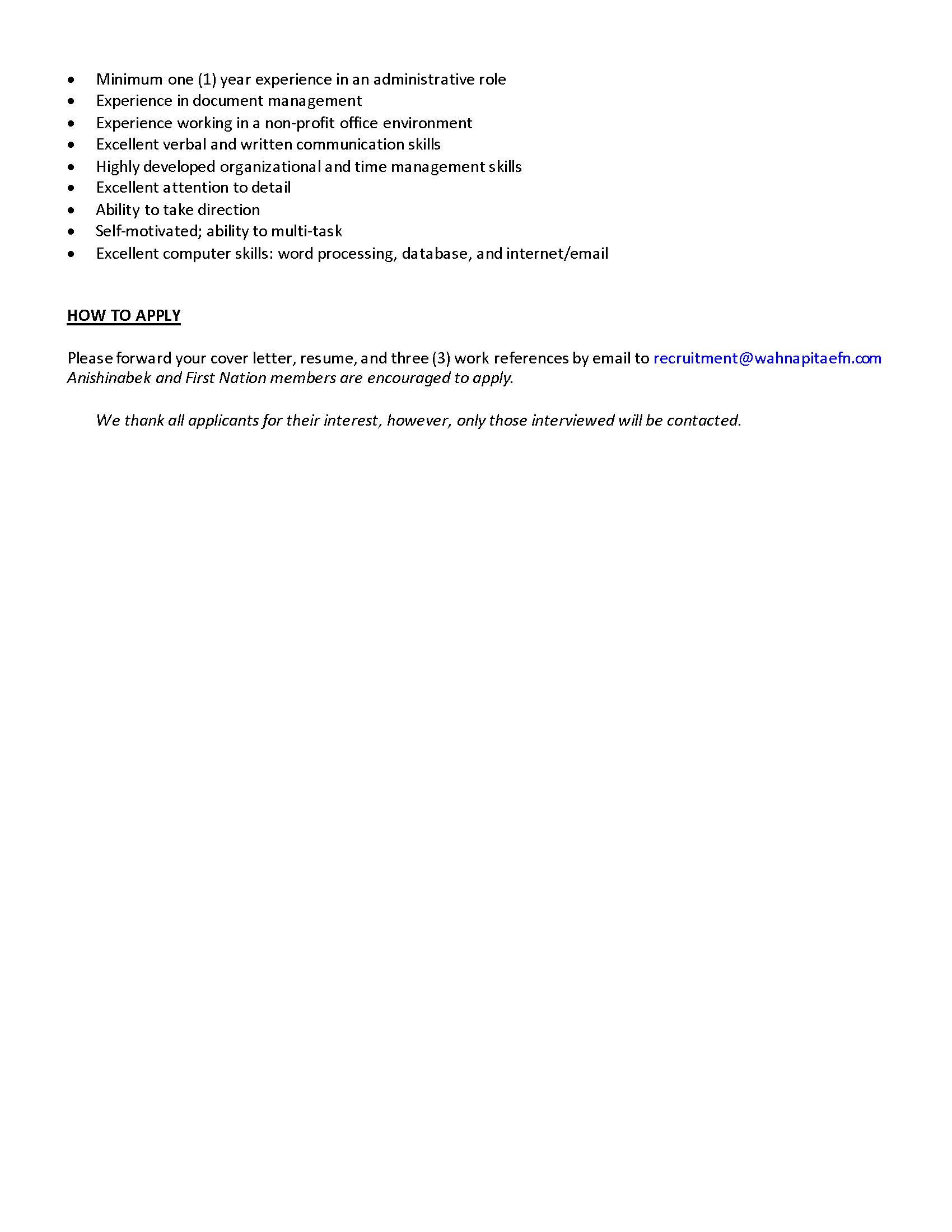 Pow Wow Coordinator Page 2