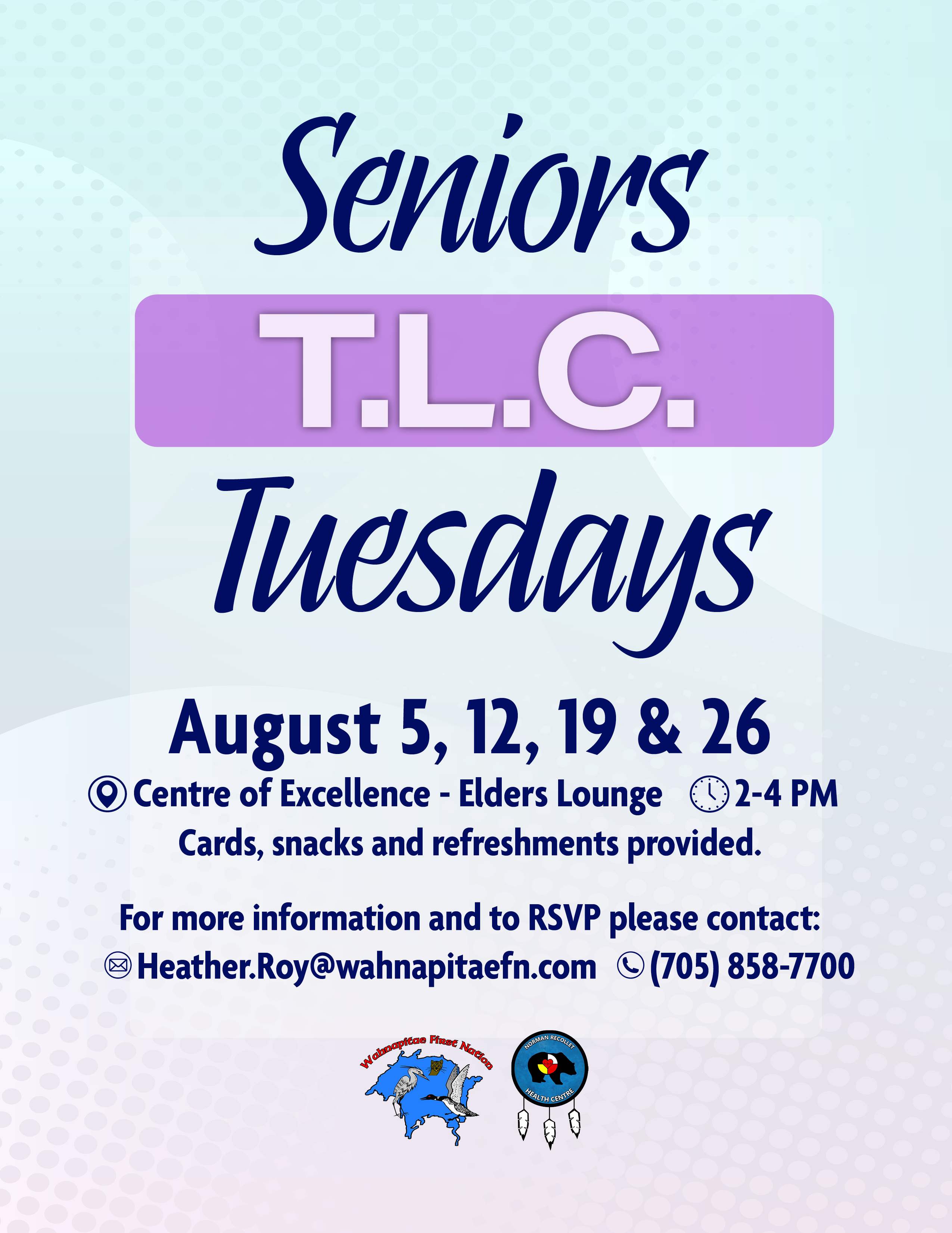 Seniors T.L.C. Tuesdays