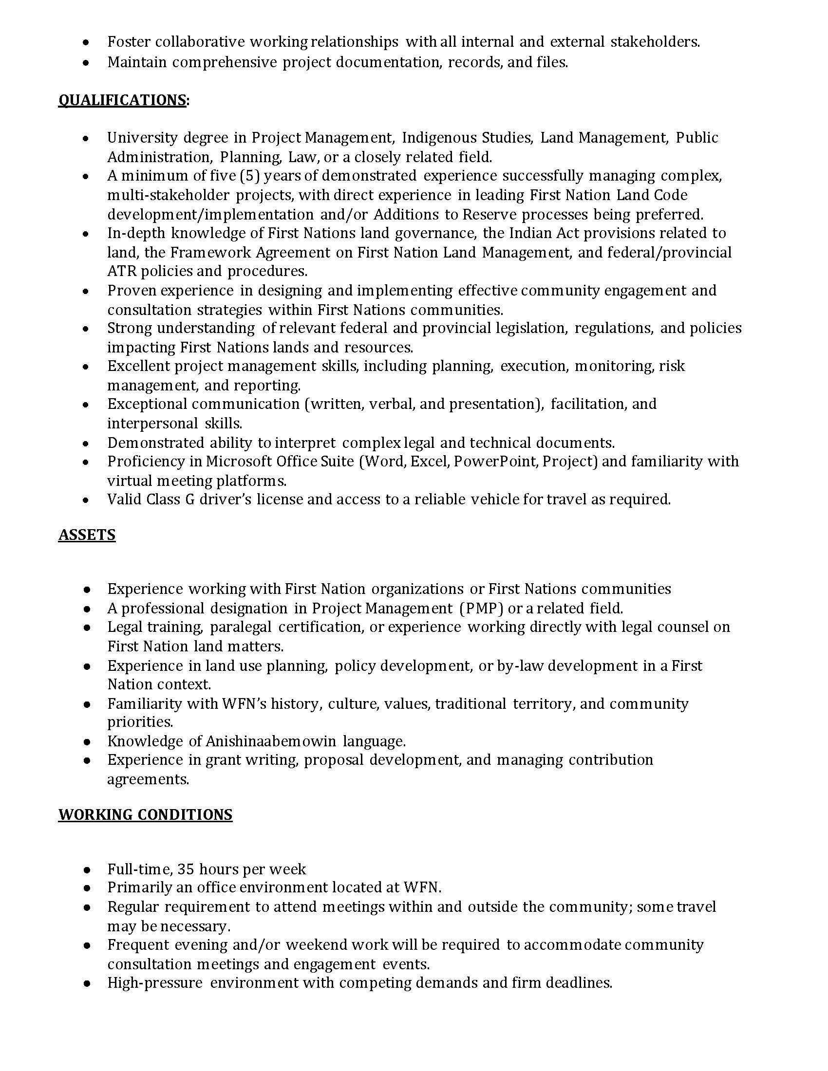 Special Projects Coordinator Page 3