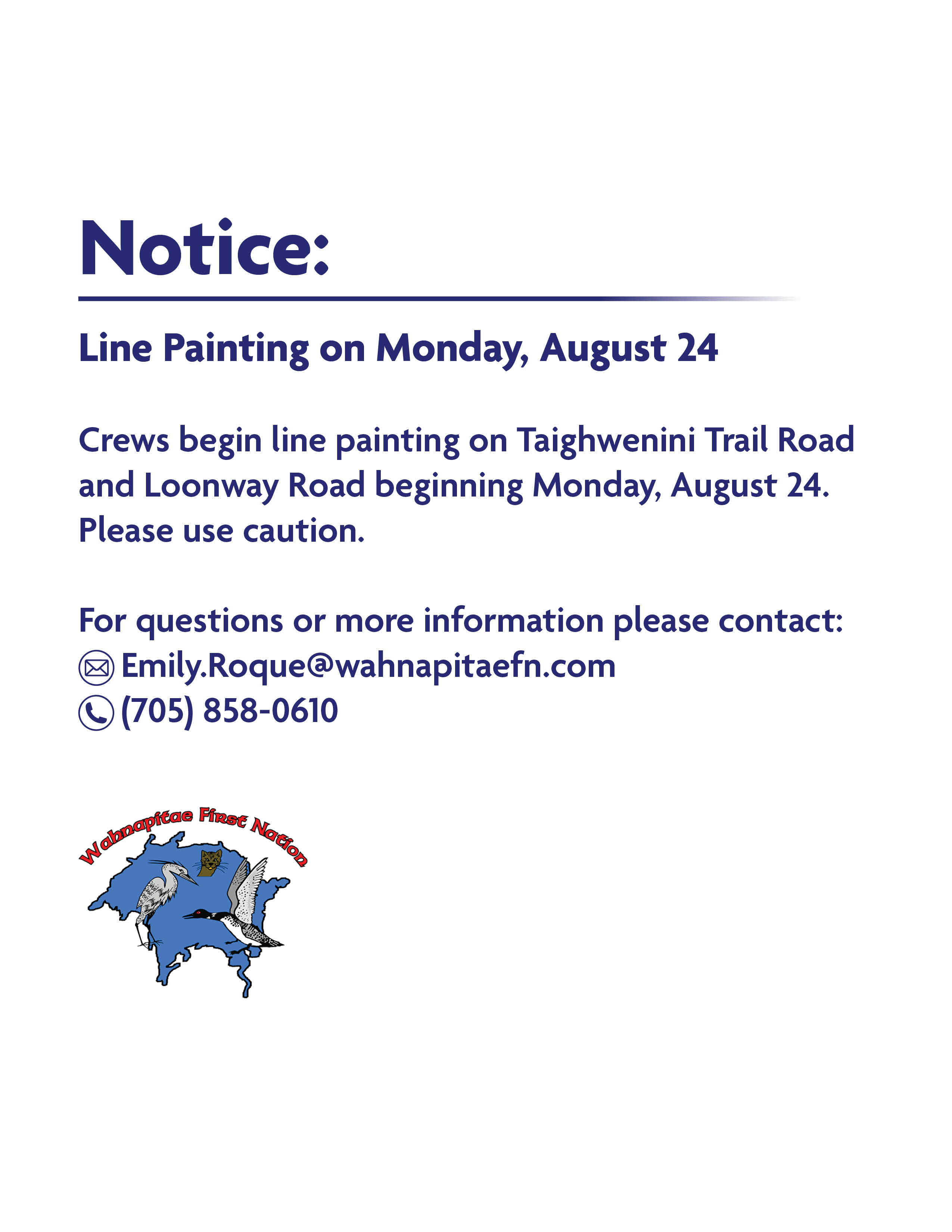 notice line painting aug2026