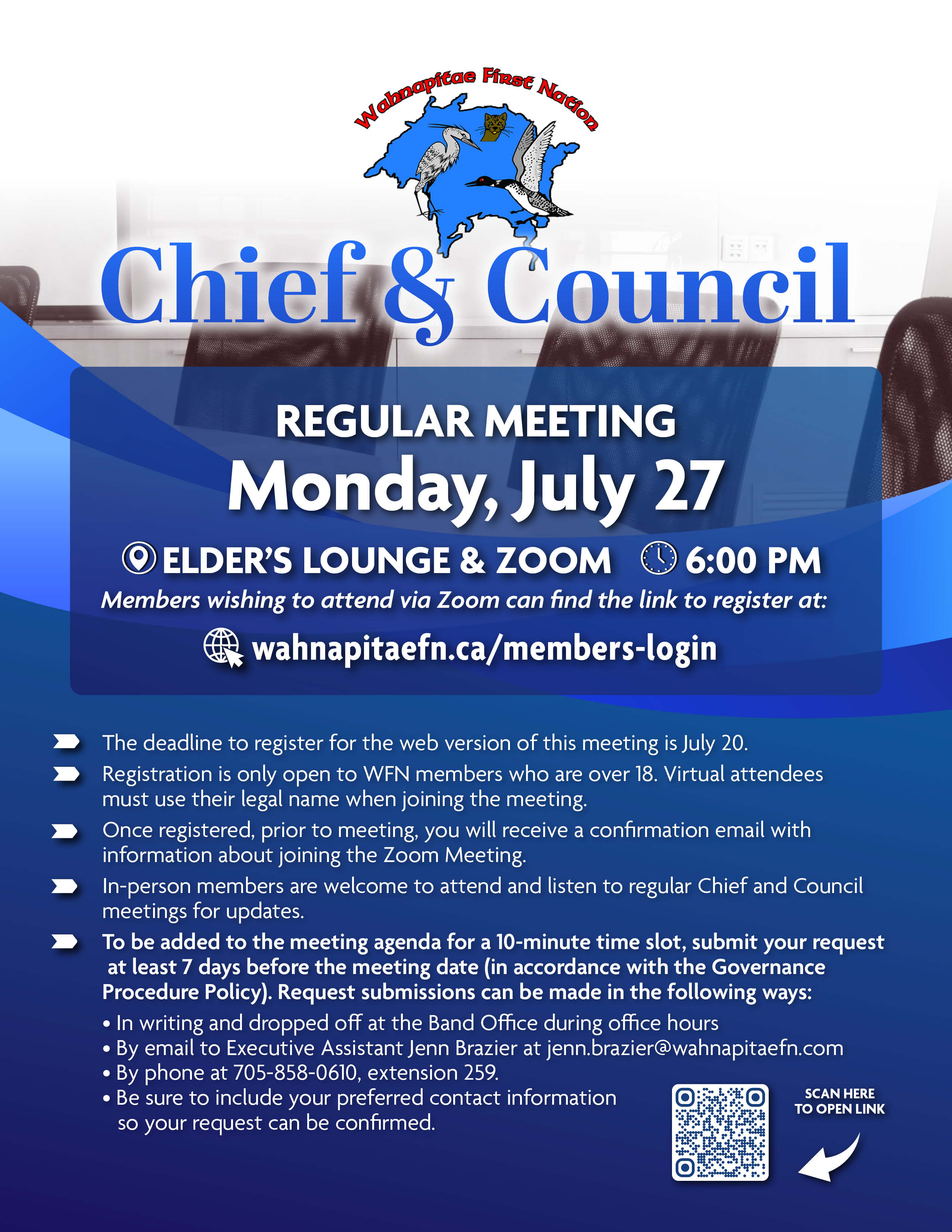 Chief and Council Regular Meeting