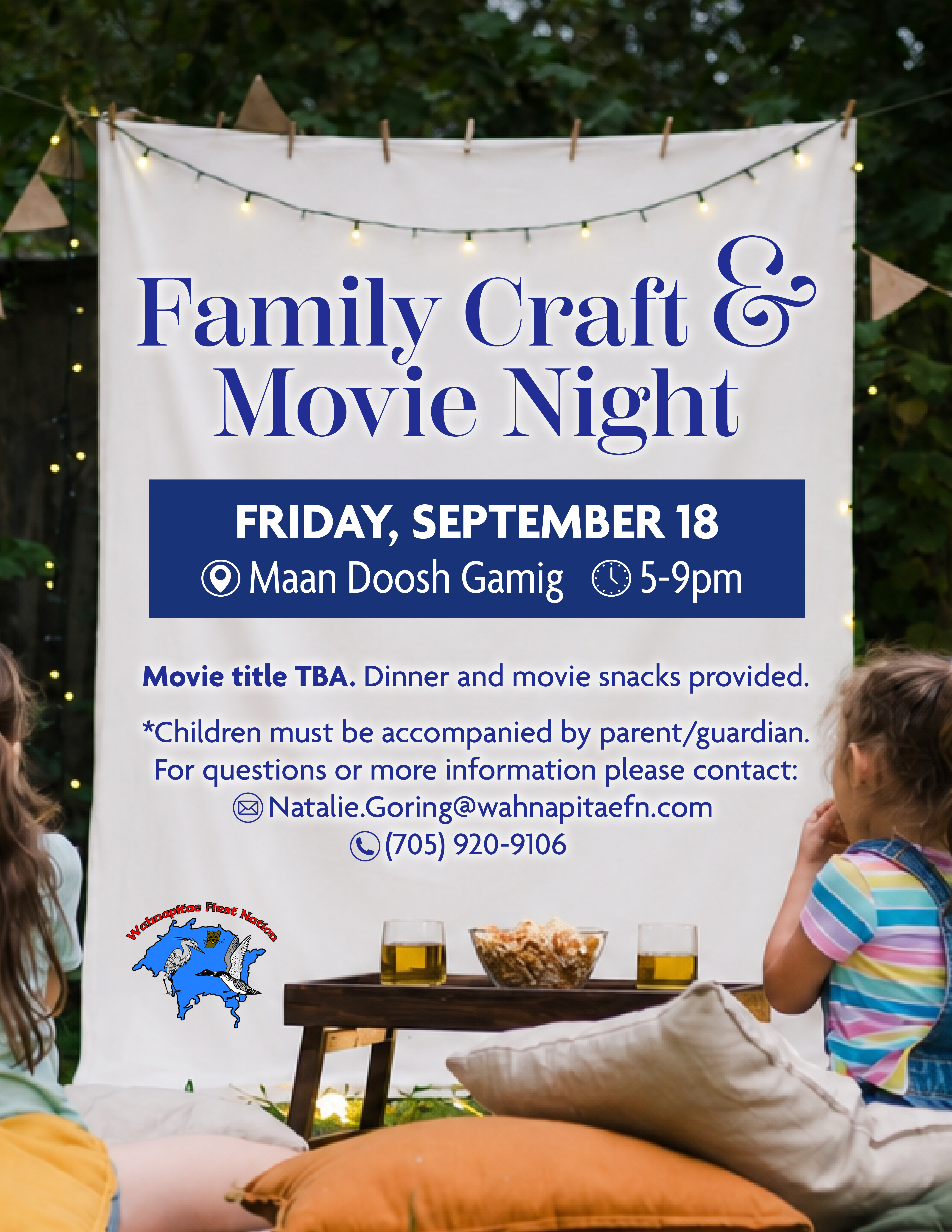 Family Craft and Movie Night