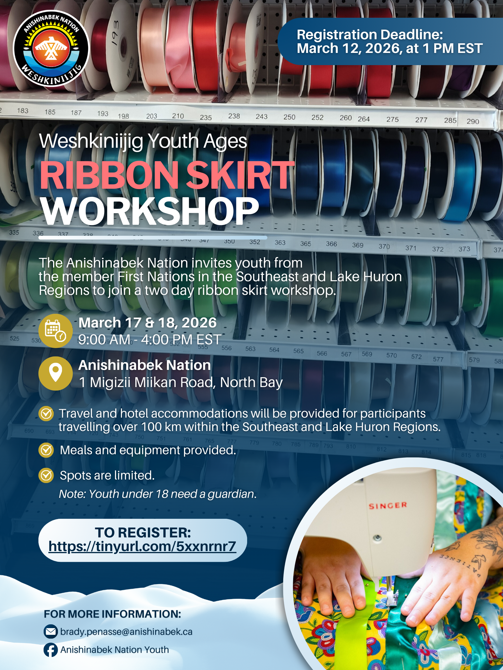 Flyer: Ribbon Skirt Workshop