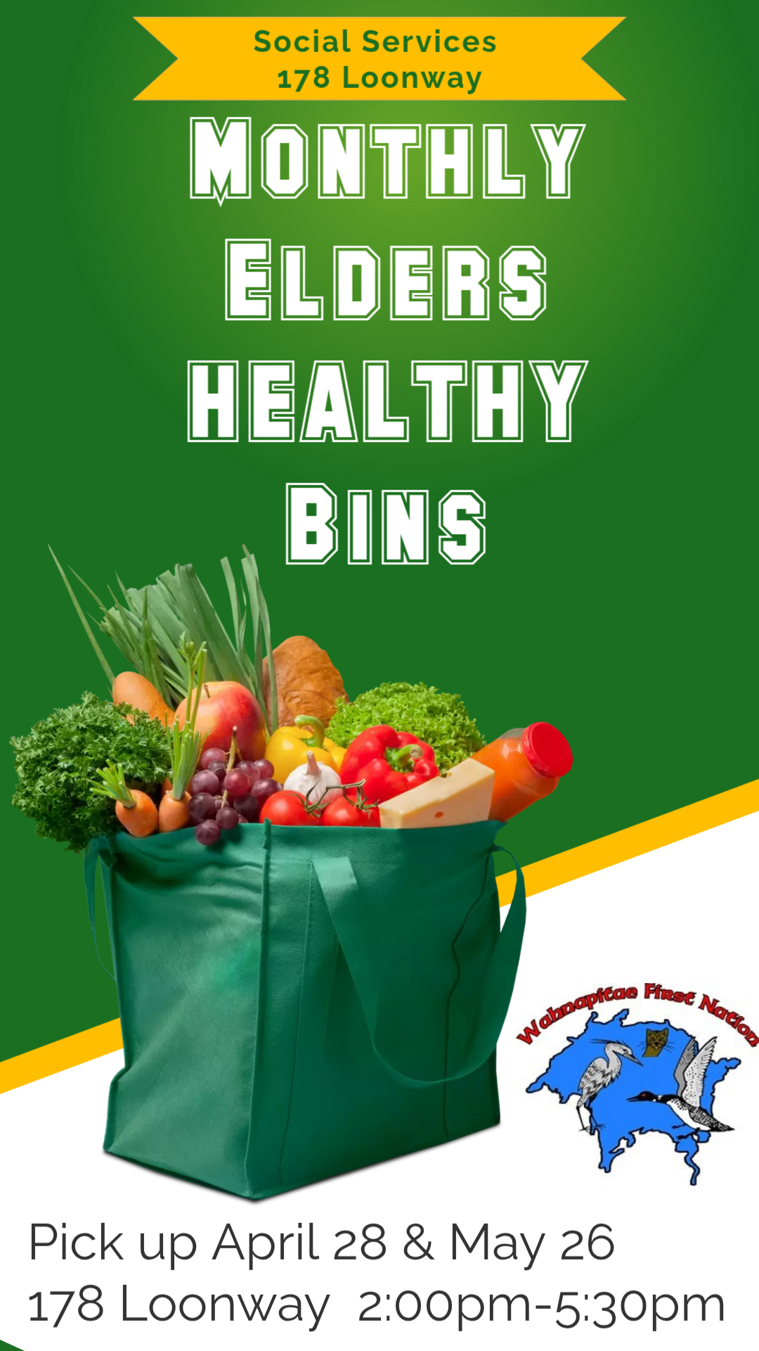 Flyer: Elder's Healthy Bins