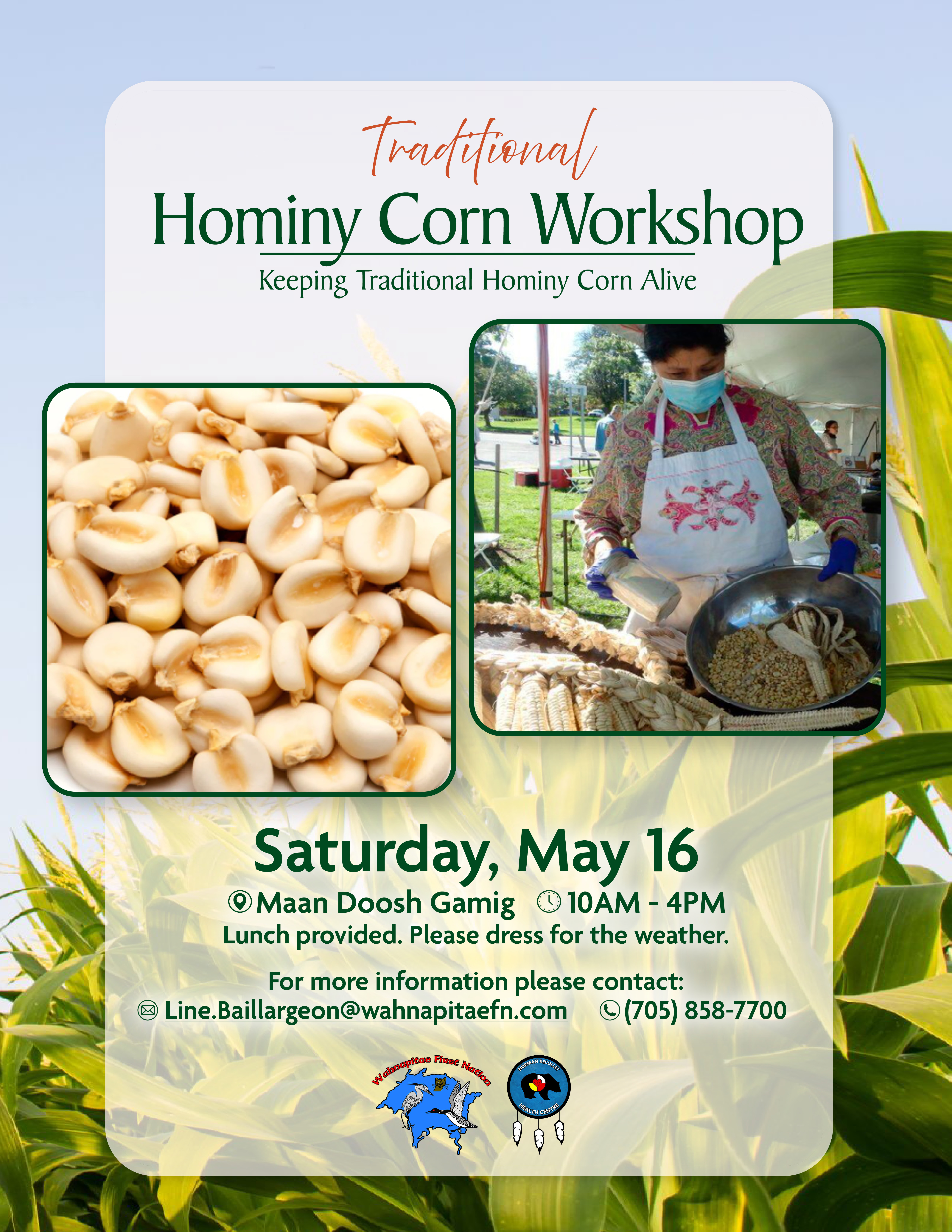 Traditional Hominy Corn WS: Keeping the Tradition Alive
