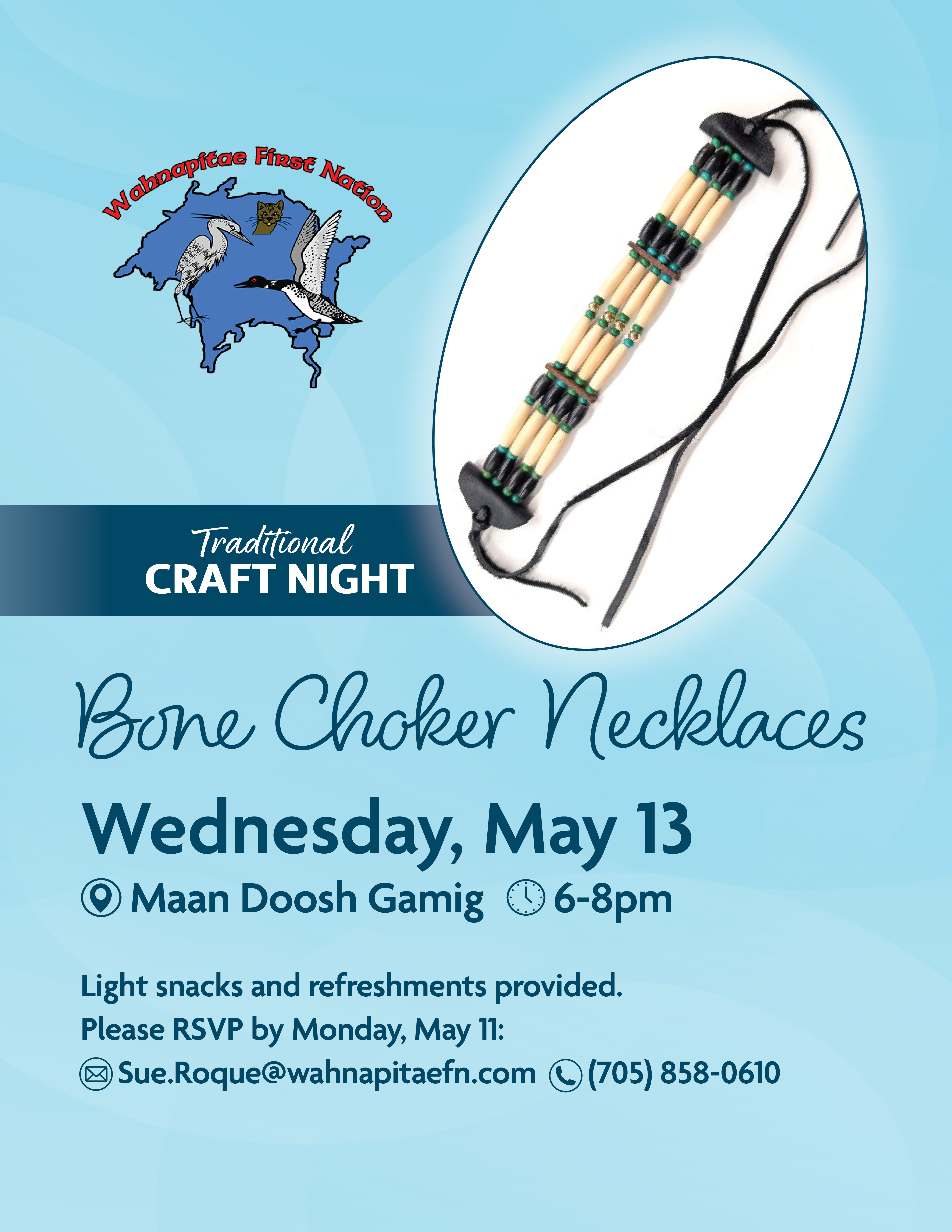 Traditional Craft Night: Bone Chokers
